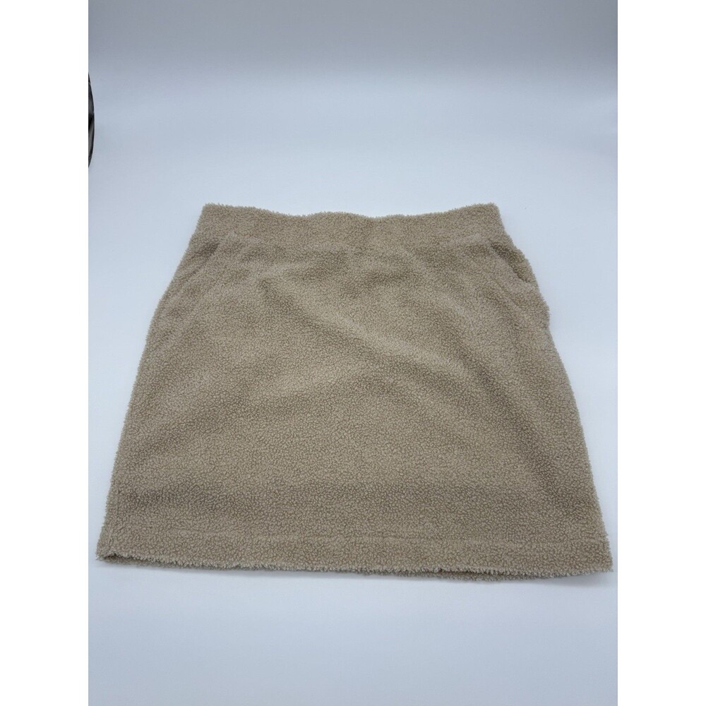 Fashion Nova Women’s Skirt Faux Fur Cowl Sherpa Skirt Size Large